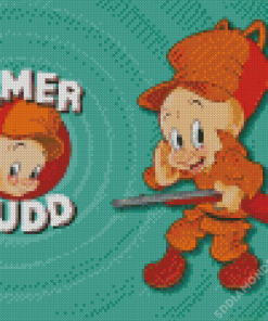 Elmer Fudd Poster Diamond Painting