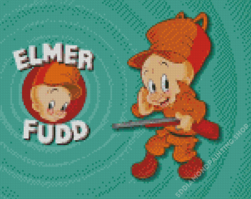 Elmer Fudd Poster Diamond Painting