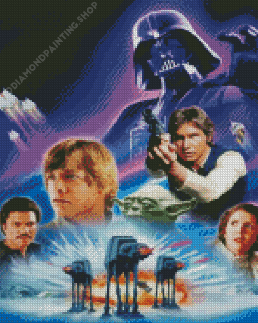 Empire Strikes Back Science Fiction Movie Diamond Painting