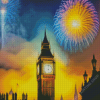 Fireworks London Bridge Diamond Painting