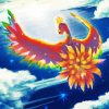 Flying Ho Oh Art Diamond Painting