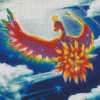 Flying Ho Oh Art Diamond Painting