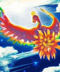 Flying Ho Oh Art Diamond Painting