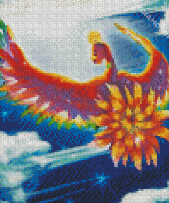 Flying Ho Oh Art Diamond Painting