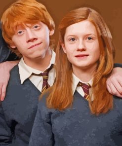 Ginny Weasley And Ron Diamond Painting