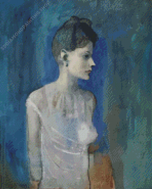 Girl In A Chemise Diamond Painting