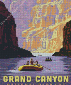 Grand Canyon Rafting Diamond Painting