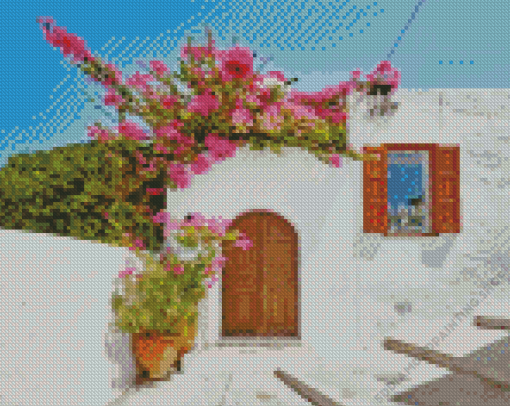 Greece Lindos Diamond Painting