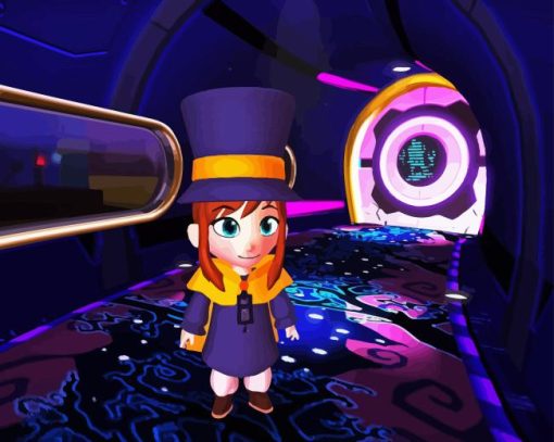 Hat Kid From Hat In Time Game Diamond Painting