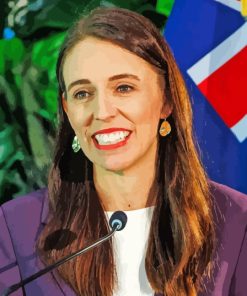 Jacinda Ardern Diamond Painting