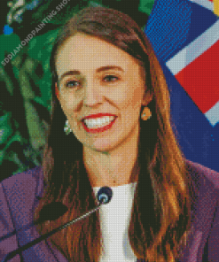 Jacinda Ardern Diamond Painting