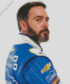 Jimmie Johnson Side Profile Diamond Painting