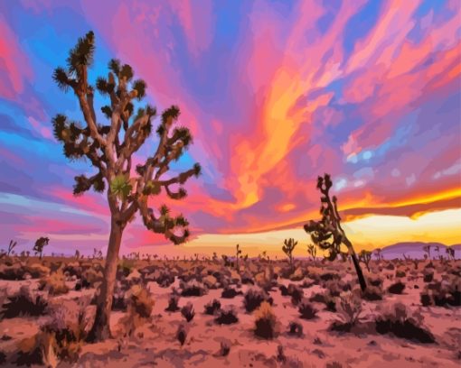 Joshua Tree National Park Diamond Painting