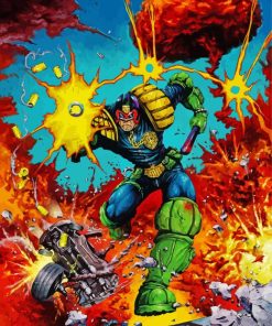 Judge Dredd Superhero Diamond Painting