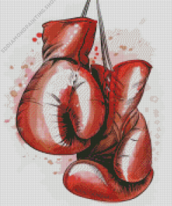 Kick Boxing Gloves Diamond Painting