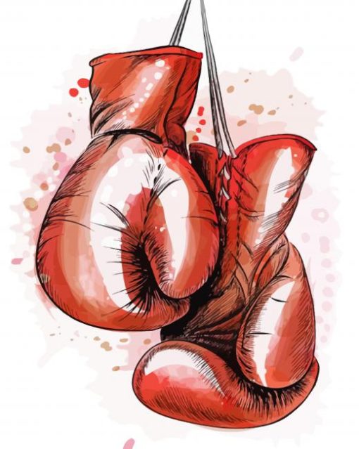 Kick Boxing Gloves Diamond Painting