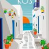 Kos Greece Poster Diamond Painting