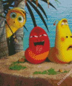 Larva Island Animation Diamond Painting