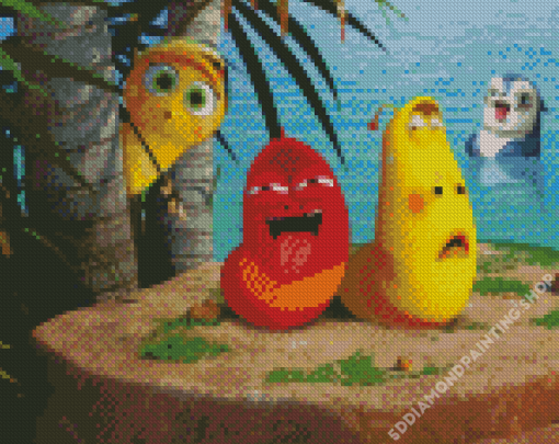 Larva Island Animation Diamond Painting