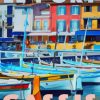 Le Port Cassis Poster Diamond Painting