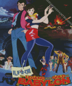 Lupin III Series Poster Diamond Painting