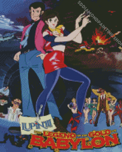 Lupin III Series Poster Diamond Painting