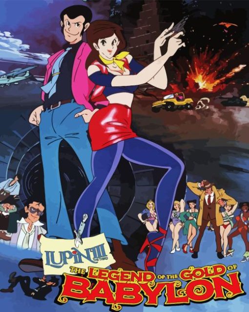Lupin III Series Poster Diamond Painting