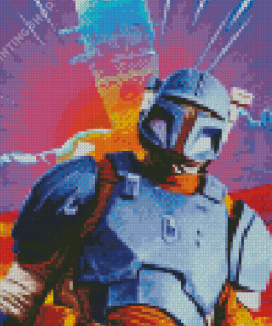 Mandalorian Diamond Painting