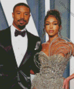 Michael B Jordan And Lori Harvey Diamond Painting