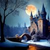 Moonlight Castle Diamond Painting