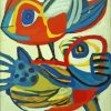 Ontmoeting By Karel Appel Diamond Painting