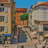 Perpignan Streets Diamond Painting