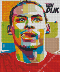 Pop Art Virgil Van Dijk Diamond Painting