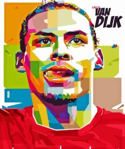 Pop Art Virgil Van Dijk Diamond Painting