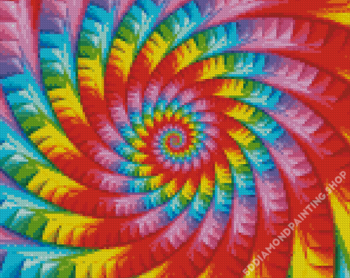 Rainbow Psychedelic Diamond Painting