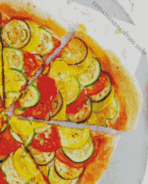 Ratatouille Pizza Diamond Painting