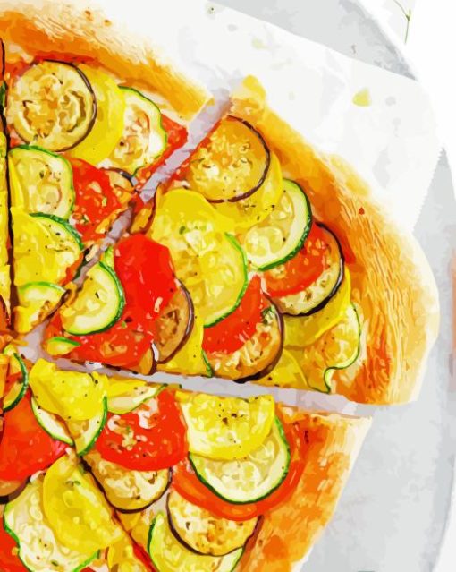 Ratatouille Pizza Diamond Painting