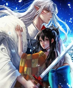 Rin And Sesshomaru Anime Diamond Painting