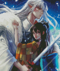 Rin And Sesshomaru Anime Diamond Painting