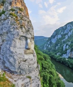 Rock Sculpture Romania Diamond Painting