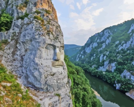 Rock Sculpture Romania Diamond Painting