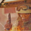 Samuel L Jackson In Home Of The Brave Diamond Painting