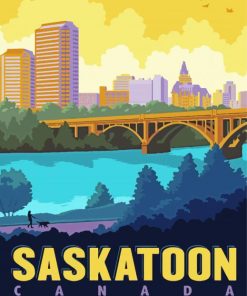 Saskatoon Poster Diamond Painting