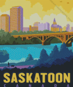 Saskatoon Poster Diamond Painting