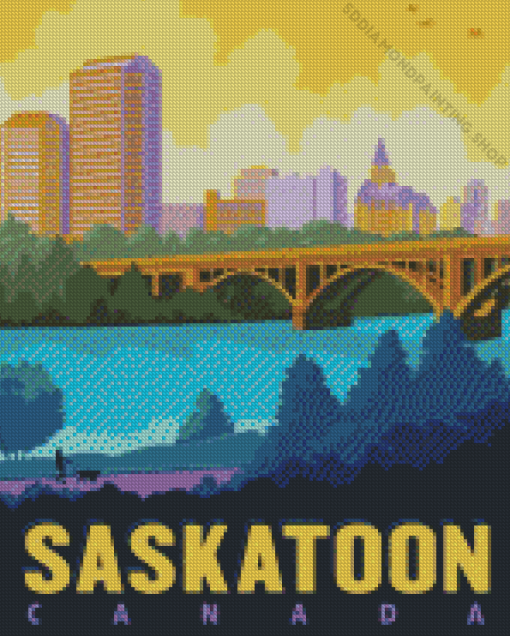 Saskatoon Poster Diamond Painting