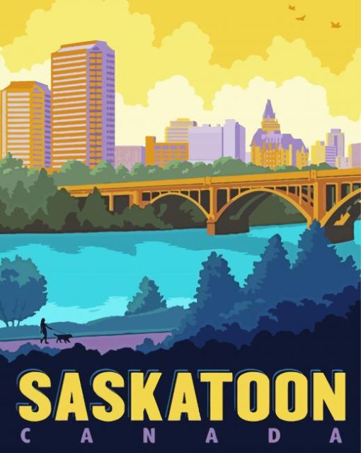 Saskatoon Poster Diamond Painting