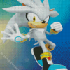 Silver The Hedgehog Diamond Painting