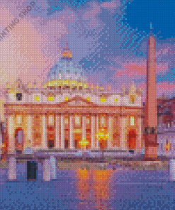 Sistine Chappel Italy Diamond Painting