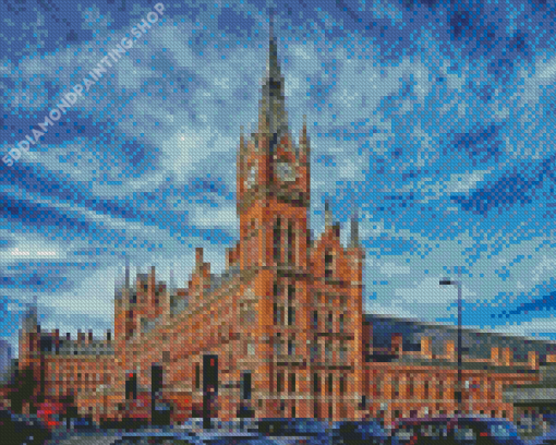 St Pancras Station In London Uk Diamond Painting