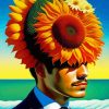 Sunflower Man Diamond Painting